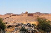 Mausoleum of the Aga Kahn, on the West bank of the Nile