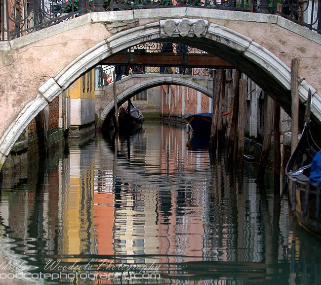 Small side canal in central Venice