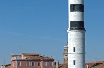 Lighthouse on island of Murano, Venice
