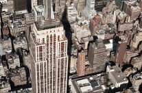 Empire State Building dominating its Manhattan neighbourhood